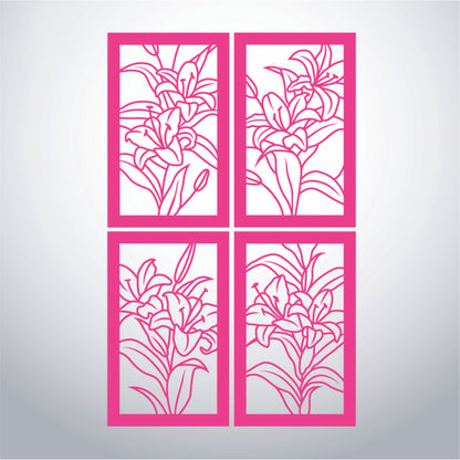 Lily - 3D Paper Lantern File 1  - Cricut File  - VEKTOR KRAFT