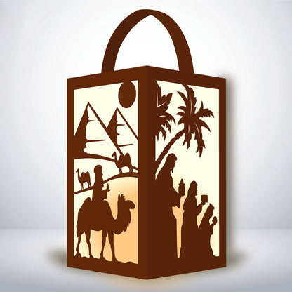 Oh Holy Night - 3D Paper Lantern File 1  - Cricut File  - VEKTOR KRAFT