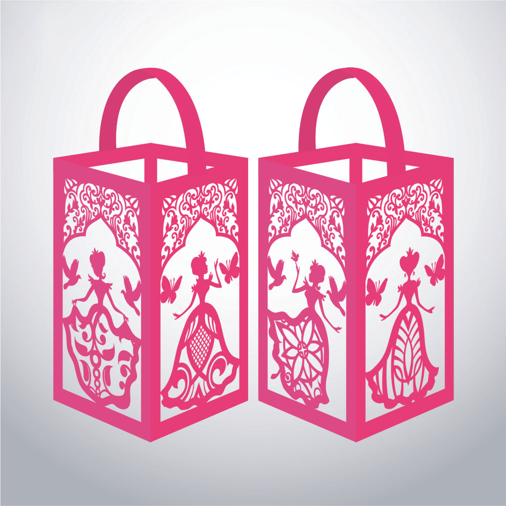 Princess - 3D Paper Lantern File 1  - Cricut File  - VEKTOR KRAFT
