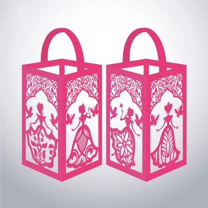 Princess - 3D Paper Lantern File 1  - Cricut File  - VEKTOR KRAFT