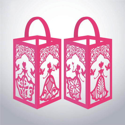 Princess - 3D Paper Lantern File 1  - Cricut File  - VEKTOR KRAFT