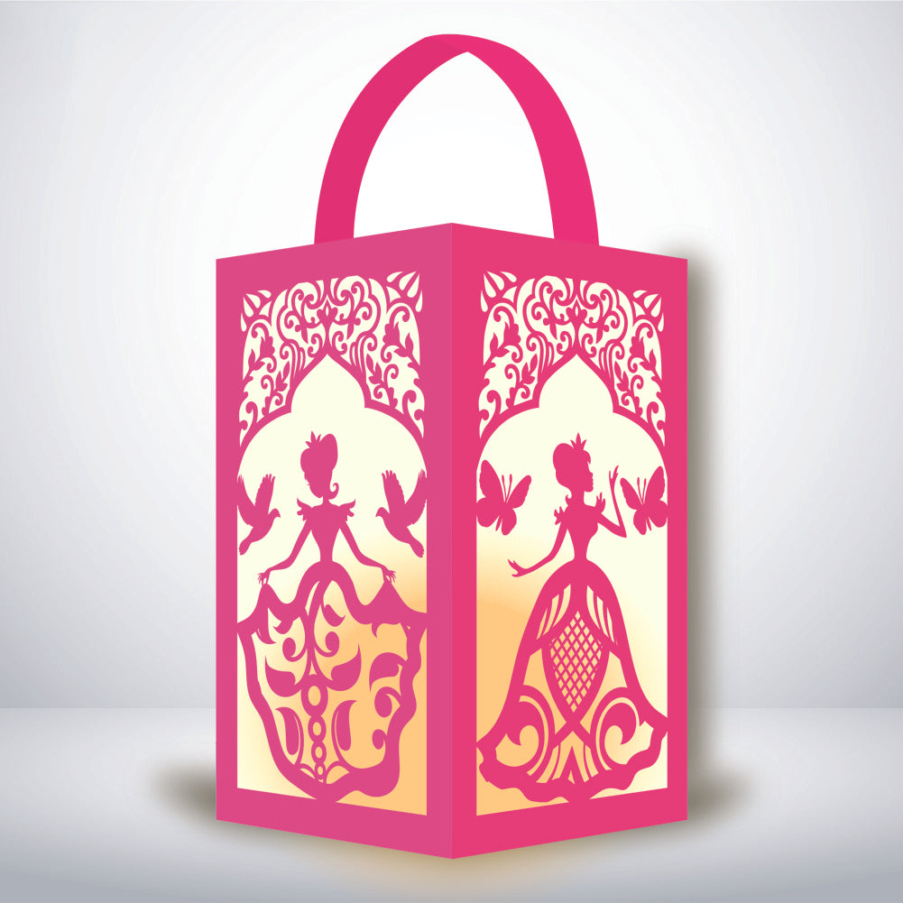 Princess - 3D Paper Lantern File 1  - Cricut File  - VEKTOR KRAFT