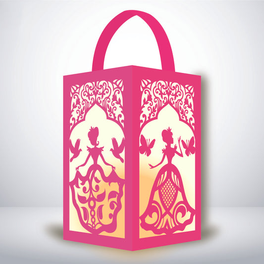 Princess - 3D Paper Lantern File 1  - Cricut File  - VEKTOR KRAFT