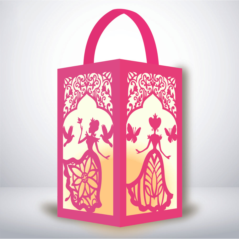Princess - 3D Paper Lantern File 1  - Cricut File  - VEKTOR KRAFT