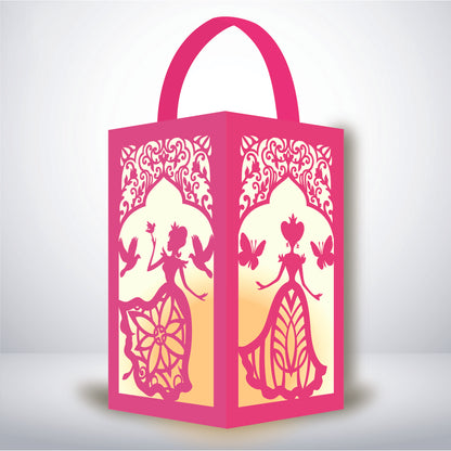 Princess - 3D Paper Lantern File 1  - Cricut File  - VEKTOR KRAFT
