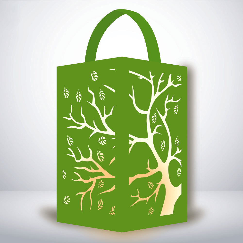 Tree - 3D Paper Lantern File 1  - Cricut File  - VEKTOR KRAFT