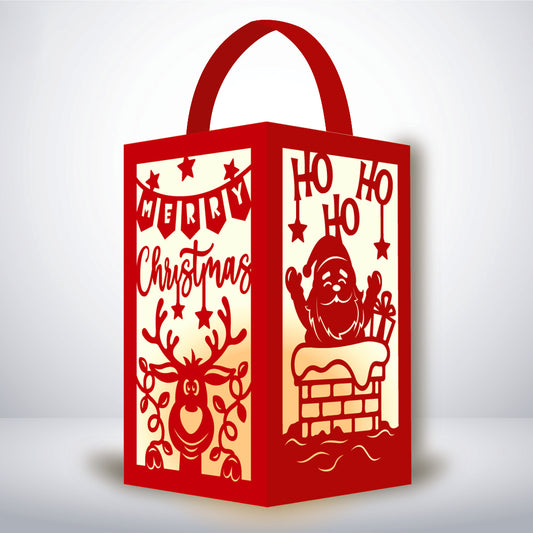 Xmas 2 - 3D Paper Lantern File 1  - Cricut File  - VEKTOR KRAFT
