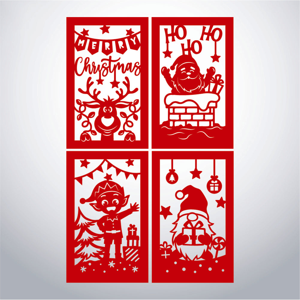 Xmas 2 - 3D Paper Lantern File 1  - Cricut File  - VEKTOR KRAFT