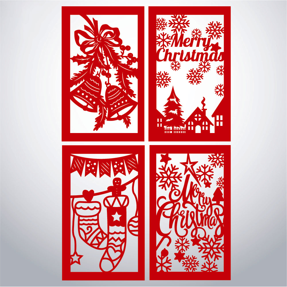 Xmas 3 - 3D Paper Lantern File 1  - Cricut File  - VEKTOR KRAFT