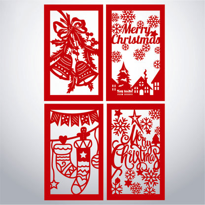 Xmas 3 - 3D Paper Lantern File 1  - Cricut File  - VEKTOR KRAFT
