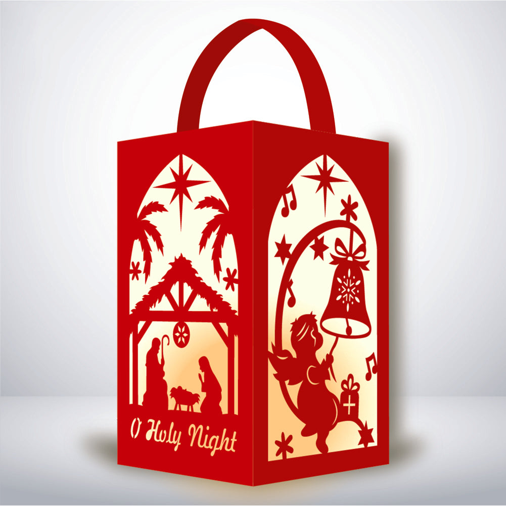 Xmas 6 - 3D Paper Lantern File 1  - Cricut File  - VEKTOR KRAFT