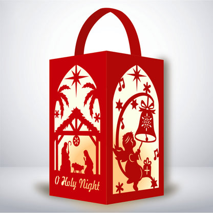 Xmas 6 - 3D Paper Lantern File 1  - Cricut File  - VEKTOR KRAFT