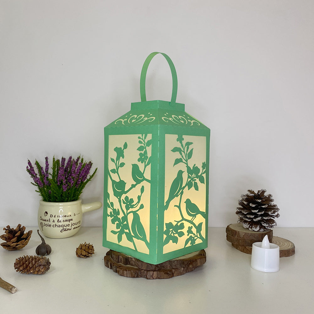 Bird - 3D Paper Lantern File 2  - Cricut File  - VEKTOR KRAFT