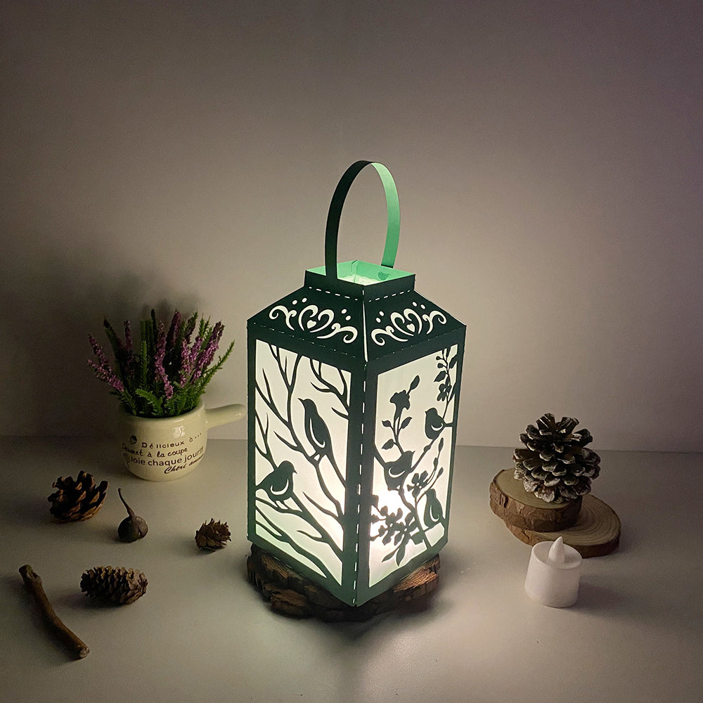 Bird - 3D Paper Lantern File 2  - Cricut File  - VEKTOR KRAFT