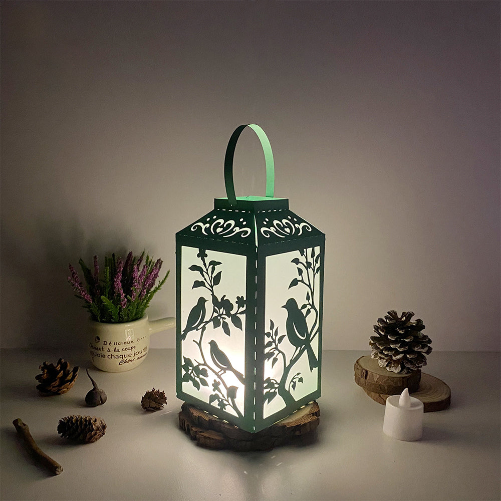 Bird - 3D Paper Lantern File 2  - Cricut File  - VEKTOR KRAFT