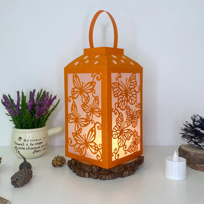 Butterfly - 3D Paper Lantern File 2  - Cricut File  - VEKTOR KRAFT