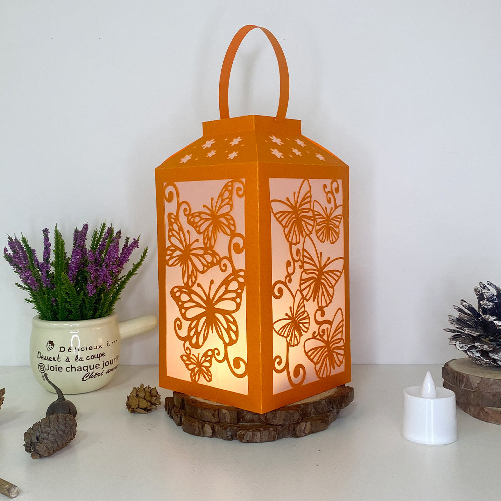 Butterfly - 3D Paper Lantern File 2  - Cricut File  - VEKTOR KRAFT