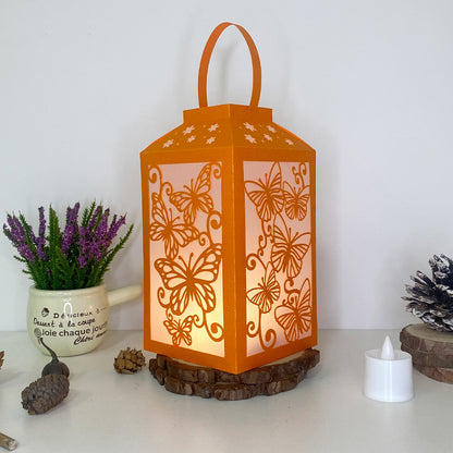 Butterfly - 3D Paper Lantern File 2  - Cricut File  - VEKTOR KRAFT