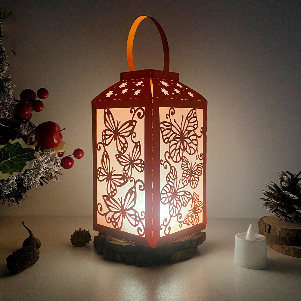 Butterfly - 3D Paper Lantern File 2  - Cricut File  - VEKTOR KRAFT