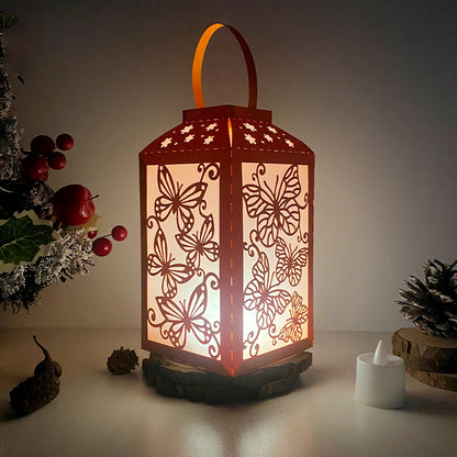 Butterfly - 3D Paper Lantern File 2  - Cricut File  - VEKTOR KRAFT