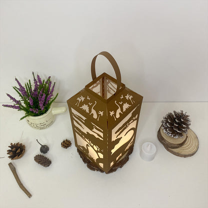 Dinosaurs - 3D Paper Lantern File 2  - Cricut File  - VEKTOR KRAFT