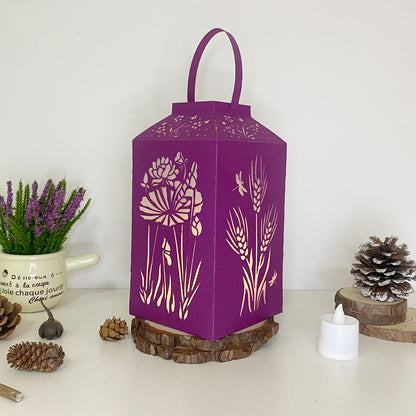 Flowers - 3D Paper Lantern File 2  - Cricut File  - VEKTOR KRAFT