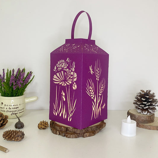 Flowers - 3D Paper Lantern File 2  - Cricut File  - VEKTOR KRAFT
