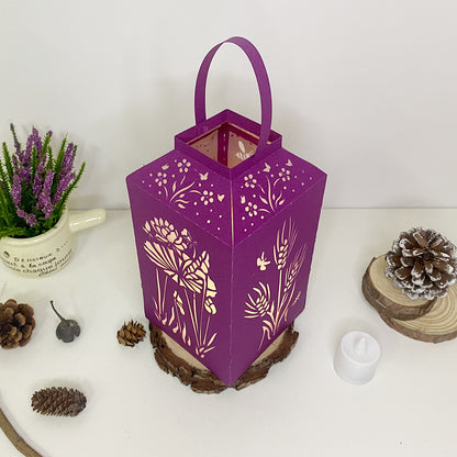 Flowers - 3D Paper Lantern File 2  - Cricut File  - VEKTOR KRAFT