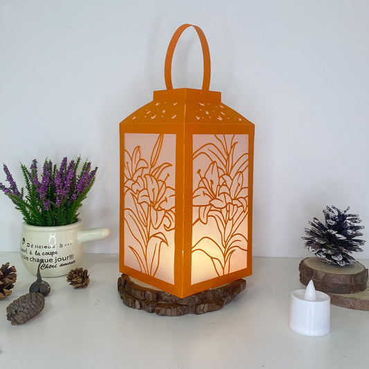 Lily - 3D Paper Lantern File 2  - Cricut File  - VEKTOR KRAFT