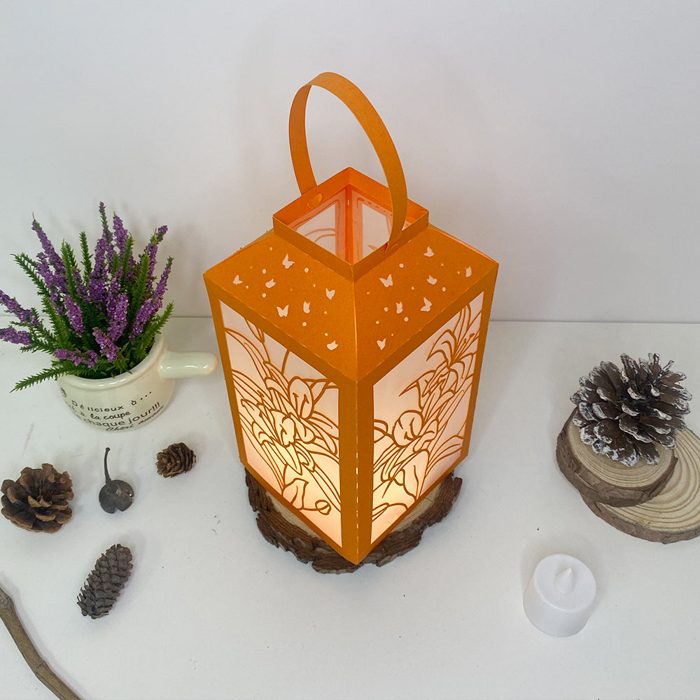 Lily - 3D Paper Lantern File 2  - Cricut File  - VEKTOR KRAFT