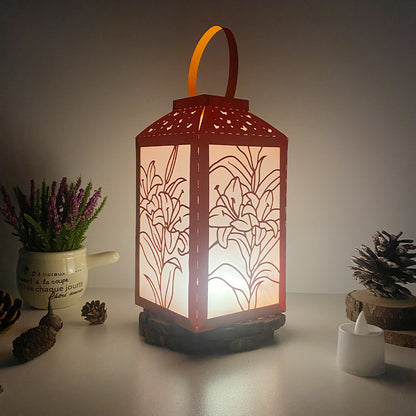 Lily - 3D Paper Lantern File 2  - Cricut File  - VEKTOR KRAFT