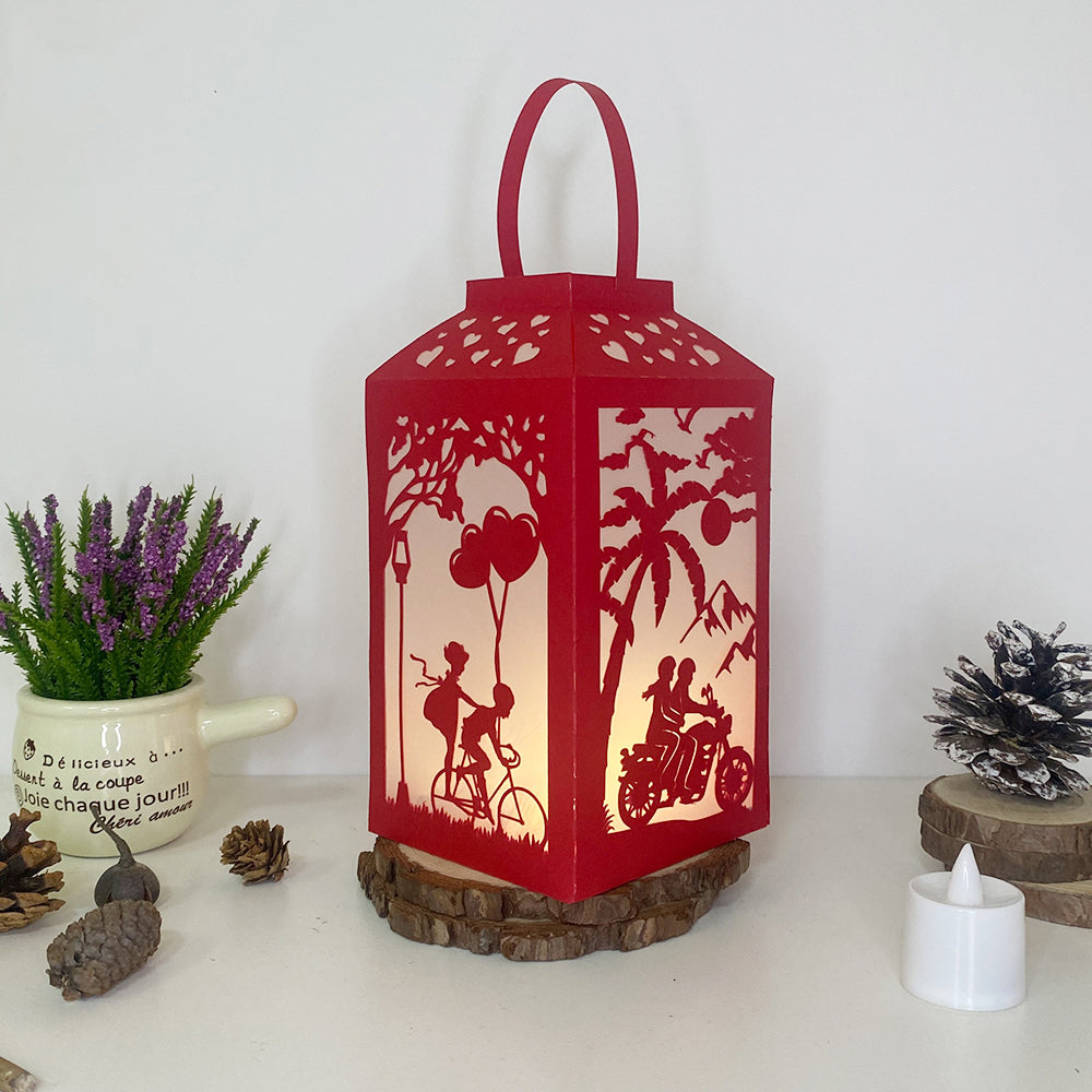 Love 1 - 3D Paper Lantern File 2  - Cricut File  - VEKTOR KRAFT