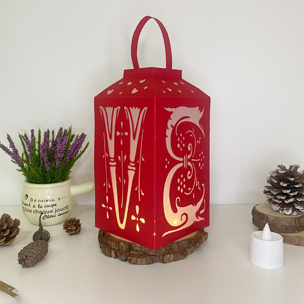 Love 2 - 3D Paper Lantern File 2  - Cricut File  - VEKTOR KRAFT