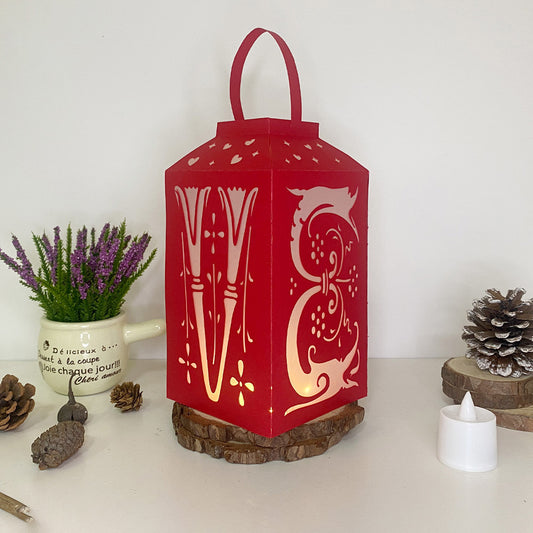 Love 2 - 3D Paper Lantern File 2  - Cricut File  - VEKTOR KRAFT