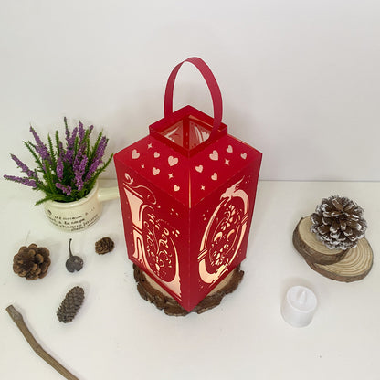 Love 2 - 3D Paper Lantern File 2  - Cricut File  - VEKTOR KRAFT