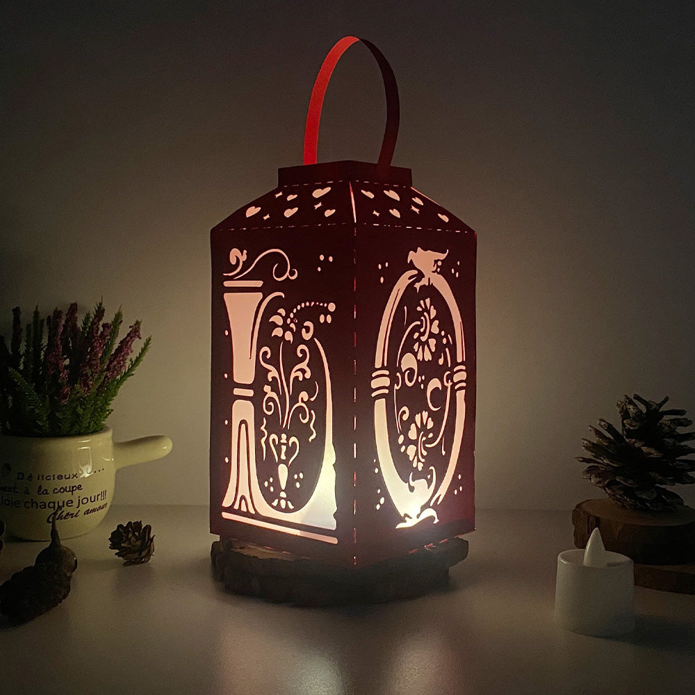 Love 2 - 3D Paper Lantern File 2  - Cricut File  - VEKTOR KRAFT