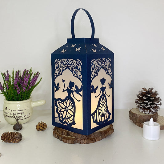 Princess - 3D Paper Lantern File 2  - Cricut File  - VEKTOR KRAFT