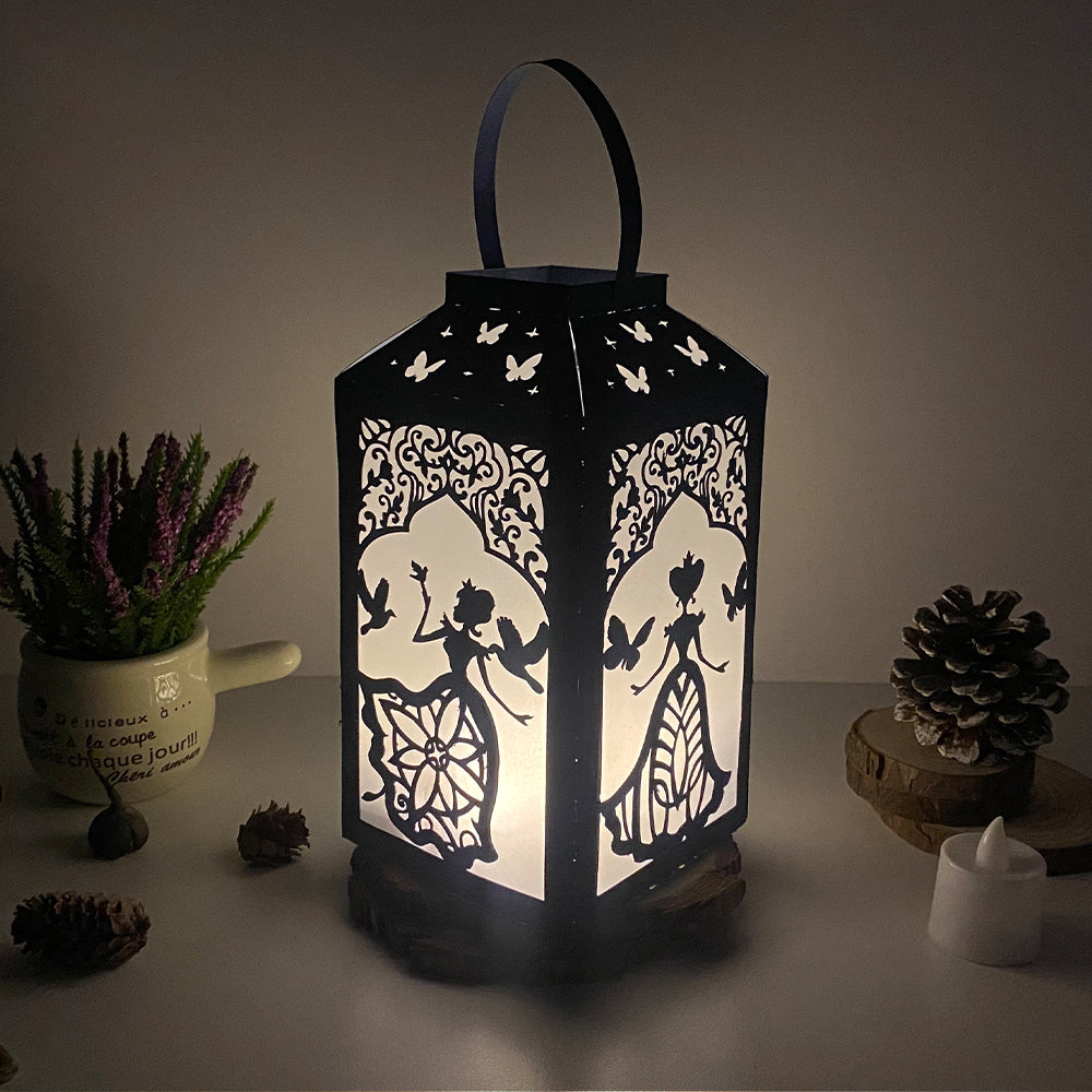 Princess - 3D Paper Lantern File 2  - Cricut File  - VEKTOR KRAFT