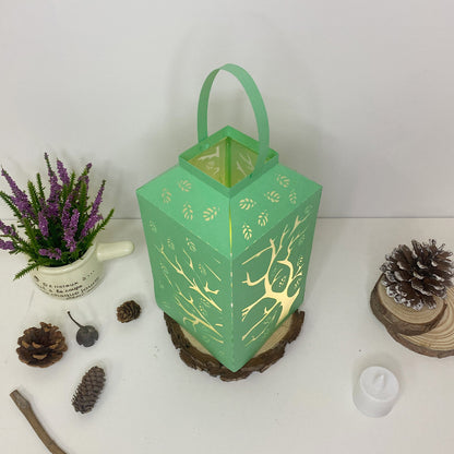 Tree - 3D Paper Lantern File 2  - Cricut File  - VEKTOR KRAFT