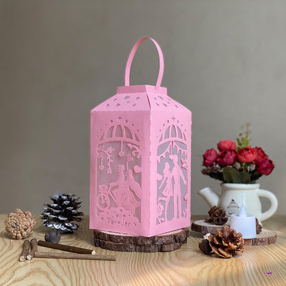 Valentine 3 - 3D Paper Lantern File 2  - Cricut File  - VEKTOR KRAFT