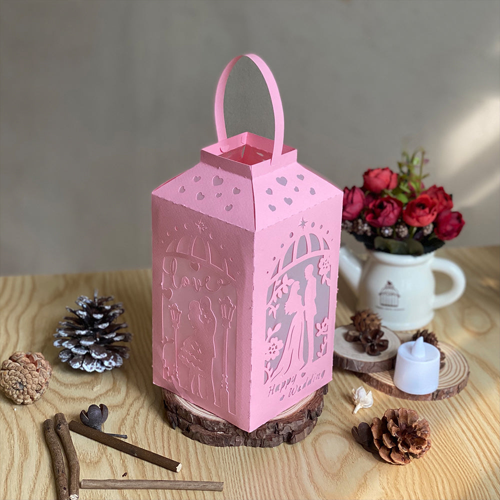 Valentine 3 - 3D Paper Lantern File 2  - Cricut File  - VEKTOR KRAFT