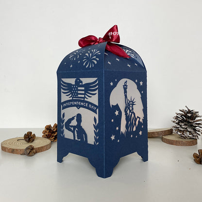 4th Of July - 3D Paper Lantern File 3  - Cricut File  - VEKTOR KRAFT