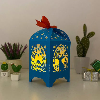 Bunny Easter 2 - 3D Paper Lantern File 3  - Cricut File  - VEKTOR KRAFT