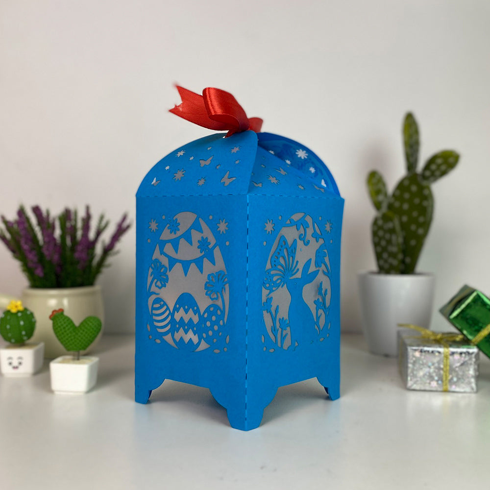 Bunny Easter 2 - 3D Paper Lantern File 3  - Cricut File  - VEKTOR KRAFT