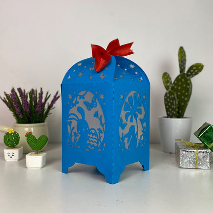 Bunny Easter 2 - 3D Paper Lantern File 3  - Cricut File  - VEKTOR KRAFT