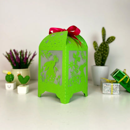 Bunny Easter 1 - 3D Paper Lantern File 3  - Cricut File  - VEKTOR KRAFT