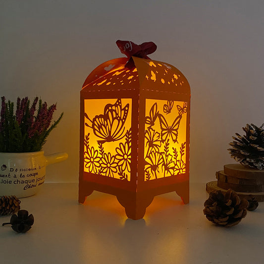 Butterfly - 3D Paper Lantern File 3  - Cricut File  - VEKTOR KRAFT