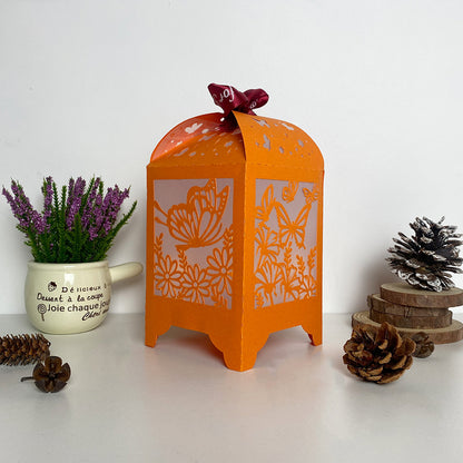 Butterfly - 3D Paper Lantern File 3  - Cricut File  - VEKTOR KRAFT