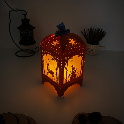 Christmas 1 - 3D Paper Lantern File 3  - Cricut File  - VEKTOR KRAFT