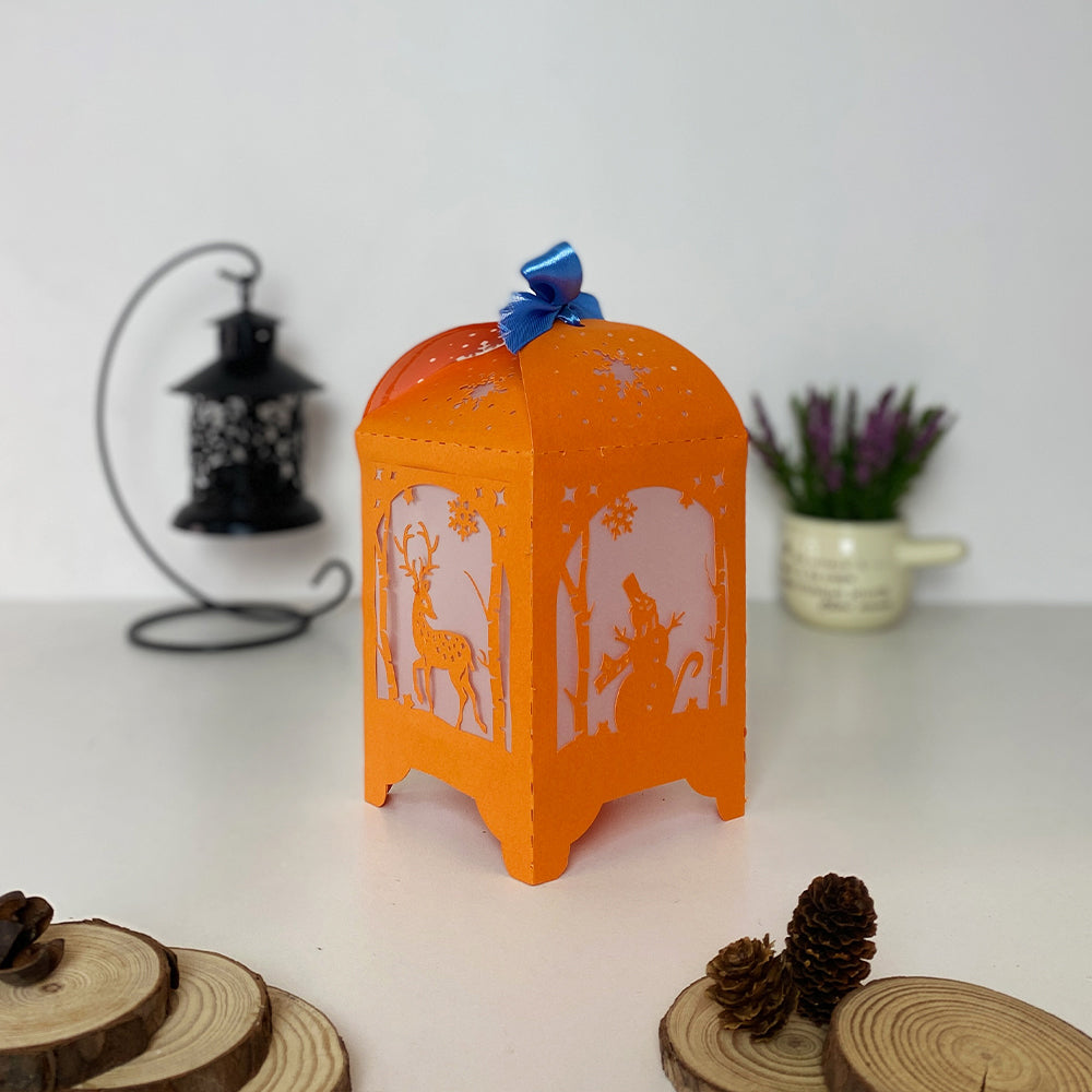 Christmas 1 - 3D Paper Lantern File 3  - Cricut File  - VEKTOR KRAFT